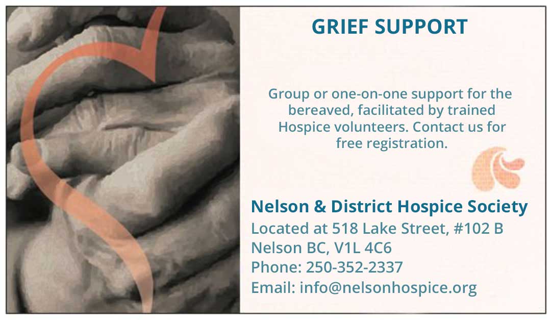 NDHS grief-card Nelson and District Grief Information Card
